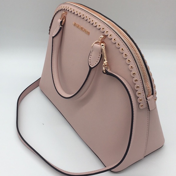 MICHAEL KORS EMMY LG DOME Satchel Bag Blossom - Picture 4 of 8